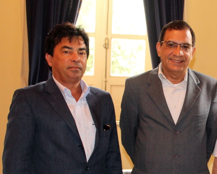 Prefeito Jabes Ribeiro com Paulo Ganem, Nilton Cruz e Antonio Costa - Foto Alfredo Filho - Secom (6)