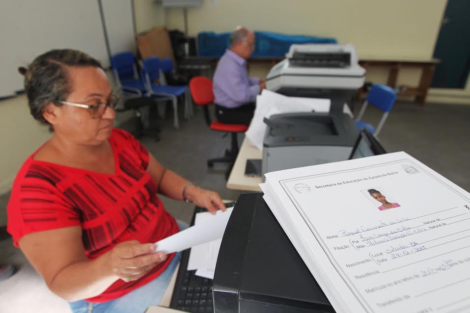 Matrículas para alunos da rede estadual de ensinoNa foto: Matrículas no Colégio Estadual Ruy BarbosaFoto: Carol Garcia/GOVBA