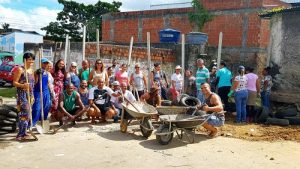 Ação envolveu UNIME, prefeitura, Escola Castelo Branco e moradores - Foto Eric Souza