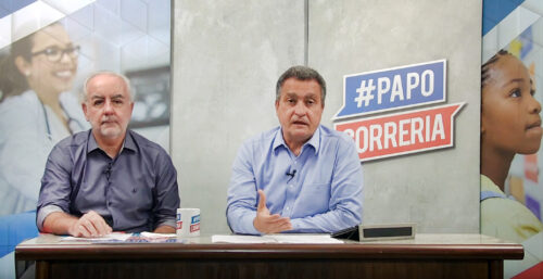 Governador Rui Costa e o titular da Seinfra, Marcus Cavalcante falam sobre novas obras para Ilhéus.