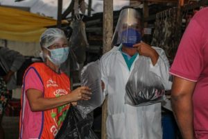 entrega máscaras