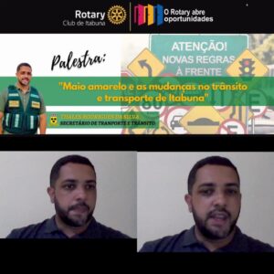 Maio amarelo palestra Rotary