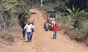 Superintendente de Serviços Público, Francisco de Sousa Lina Filho, fiscaliza obras no Cerrado e Ribeirão Seco - Foto Ascom (2)