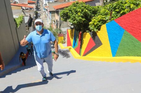 Escadaria da Rua Carneiro da Rocha - PMI foto Clodoaldo Ribeiro