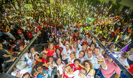 Comício em Lauro de Freitas com Dilma Rousseff