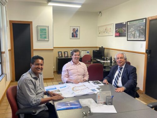 José Alcântara Pellegrini, José Trindade, da CONDER, e deputado federal Paulo Magalhães - Foto Ascom (1)