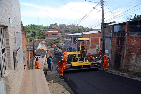 Pavimentação da Rua Ocidente, no Califórnia - Fotos Roberto Santos (2)