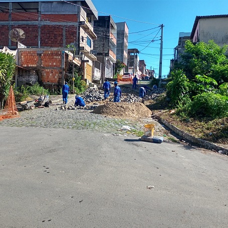Rua dos Operários de acesso ao Novo Horizonte é recuperada pela Prefeitura de Itabuna - Fotos Cláudio Rodrigues - EMASA (1)